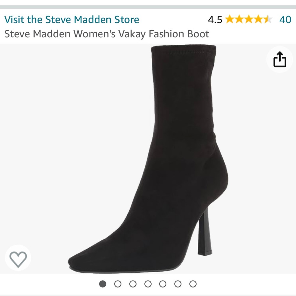 Steve Madden Vakay sock boots 7